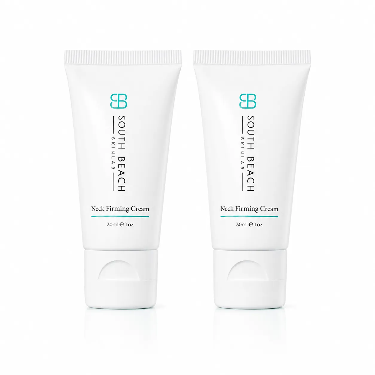 Two jars of South Beach Neck Firming Cream